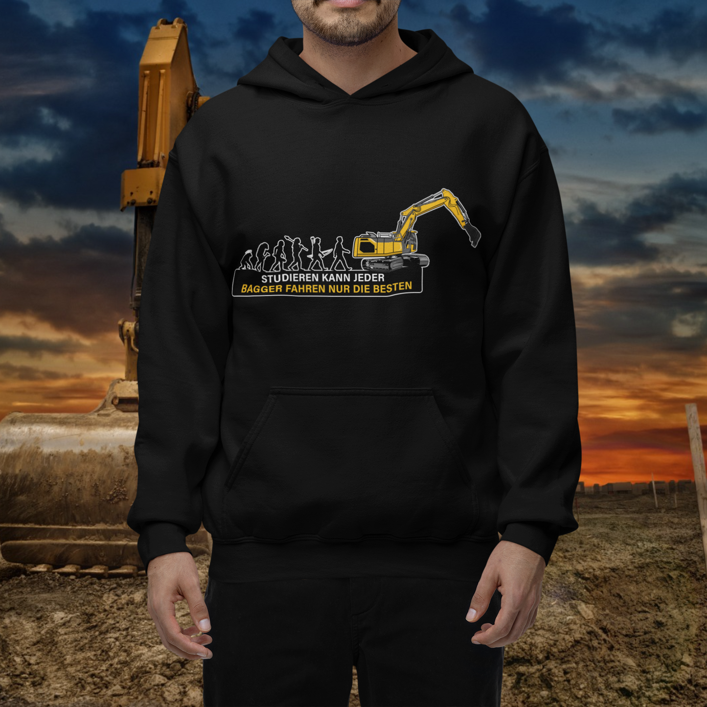 Oversized Hoodie "Studieren kann jeder"