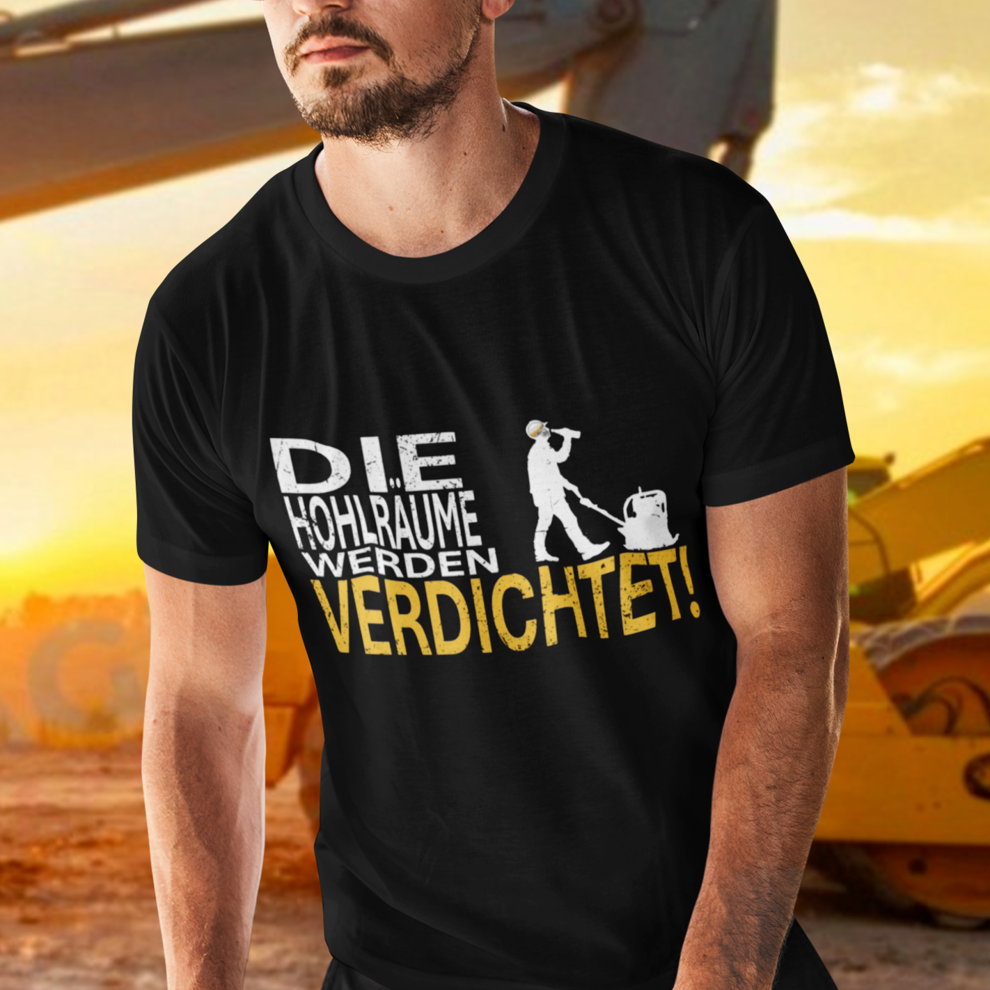 Basic Shirt Unisex -"Die Hohlräume werden verdichtet"
